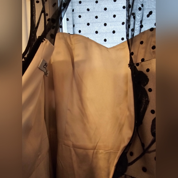 Elija J 12 Mesh Overlay Dress - Picture 4 of 8